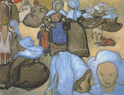 Paul Gauguin Dreton Women (nn04) Spain oil painting art